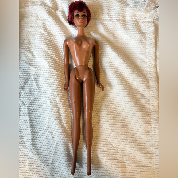 VTG Mattel Julia Barbie Doll Twist N Turn TNT Nurse Diahann Carroll 1969